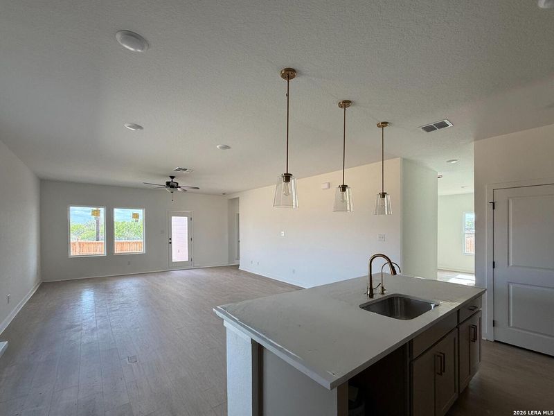Furnished interior view inside a new home in The Wilder, Adkins (Image 5).