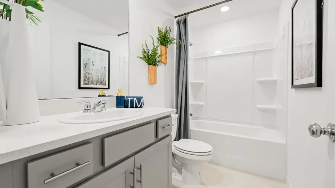 Furnished interior view inside a new home in The Towns at Tiburon, Nokomis (Image 15).