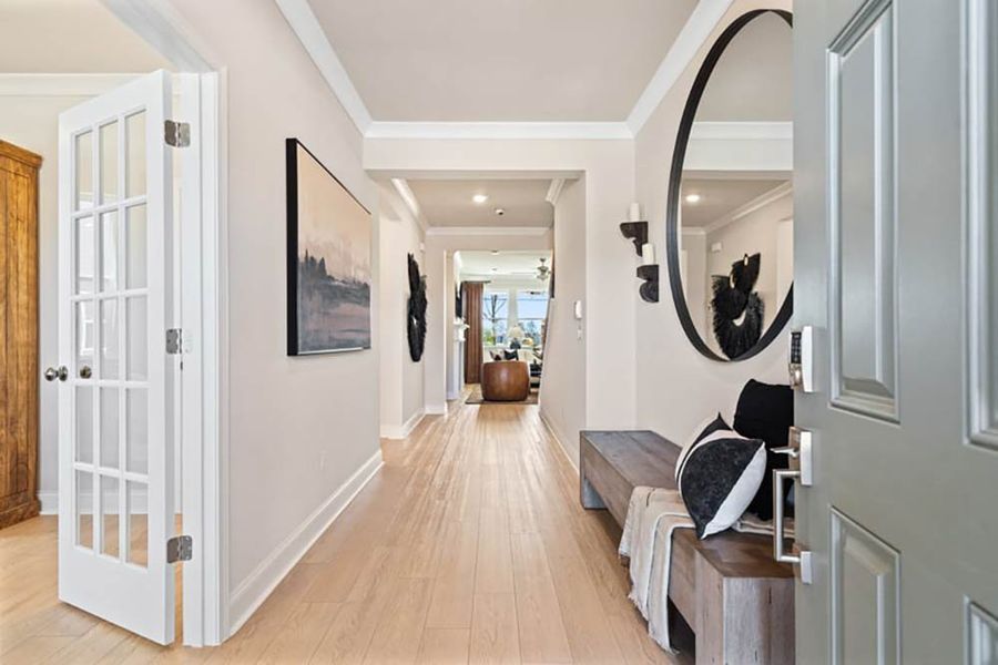 Furnished interior view inside a new home in Nichols Farm, Dacula (Image 6).