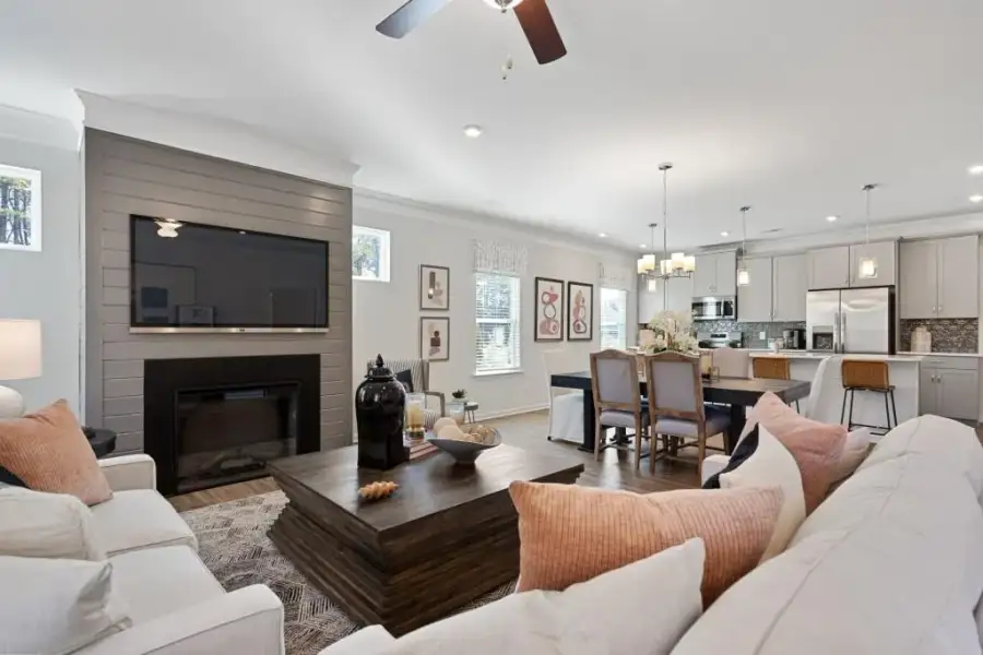 Furnished interior view inside a new home in The Stiles, Cartersville (Image 32).