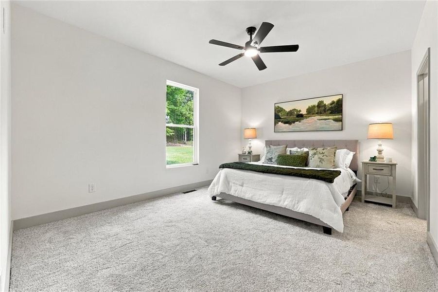 Furnished interior view inside a new home in , Resaca (Image 11).