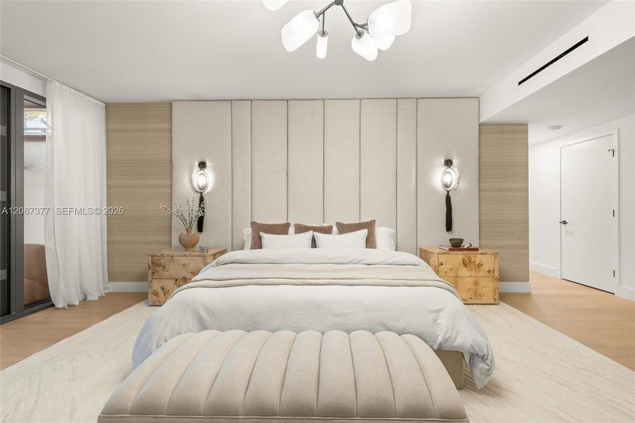 Furnished interior view inside a new home in , Bay Harbor Islands (Image 15).