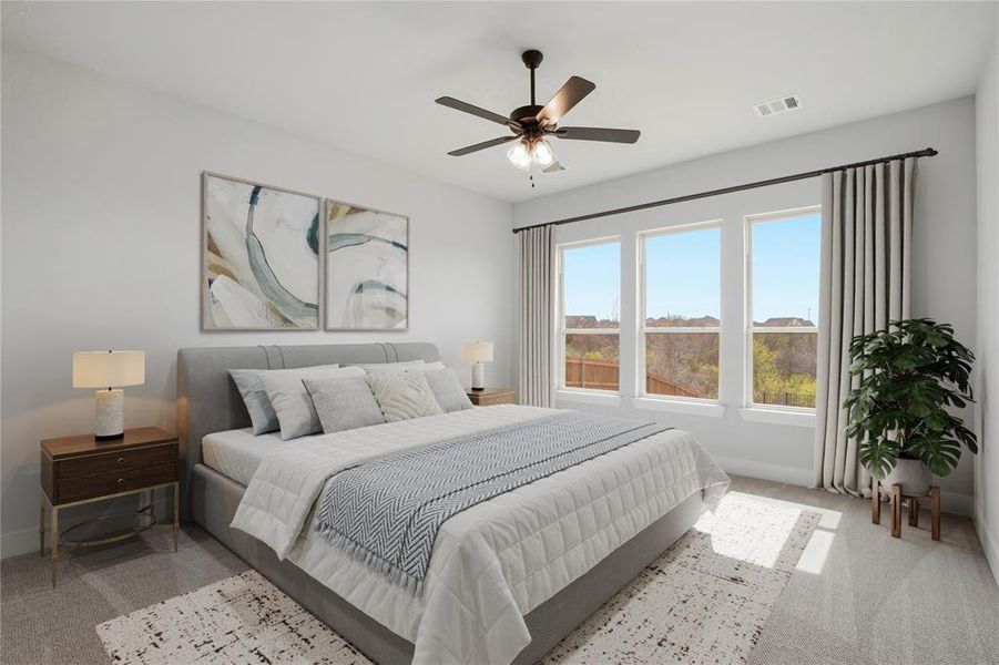 Furnished interior view inside a new home in Talon Hills, Fort Worth (Image 15).