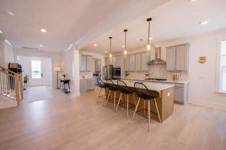 Furnished interior view inside a new home in , Ravenel (Image 17).