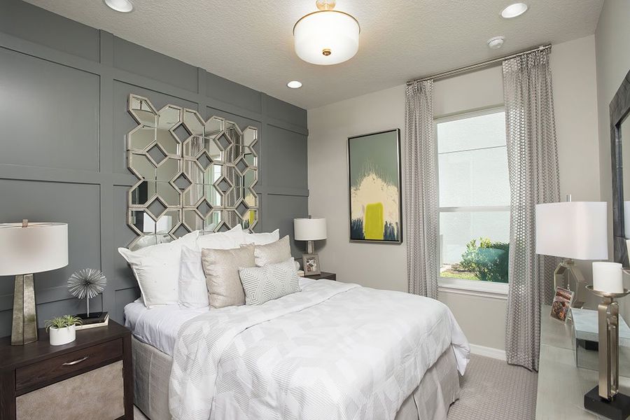 Representative furnished interior of a home built from the Saint Thomas by Taylor Morrison in Central Park, Port St. Lucie (Image 13).