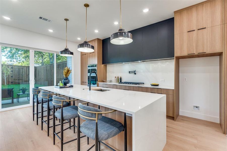 Furnished interior view inside a new home in , Dallas (Image 7).