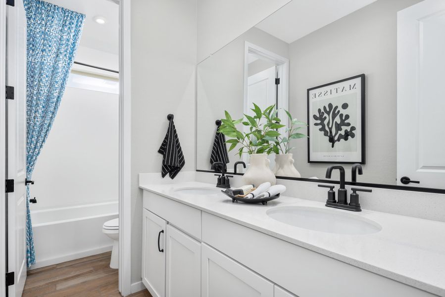 Representative furnished interior of a home built from the Imperial by Beazer Homes in Montana Vista - Summit, Buckeye (Image 18).