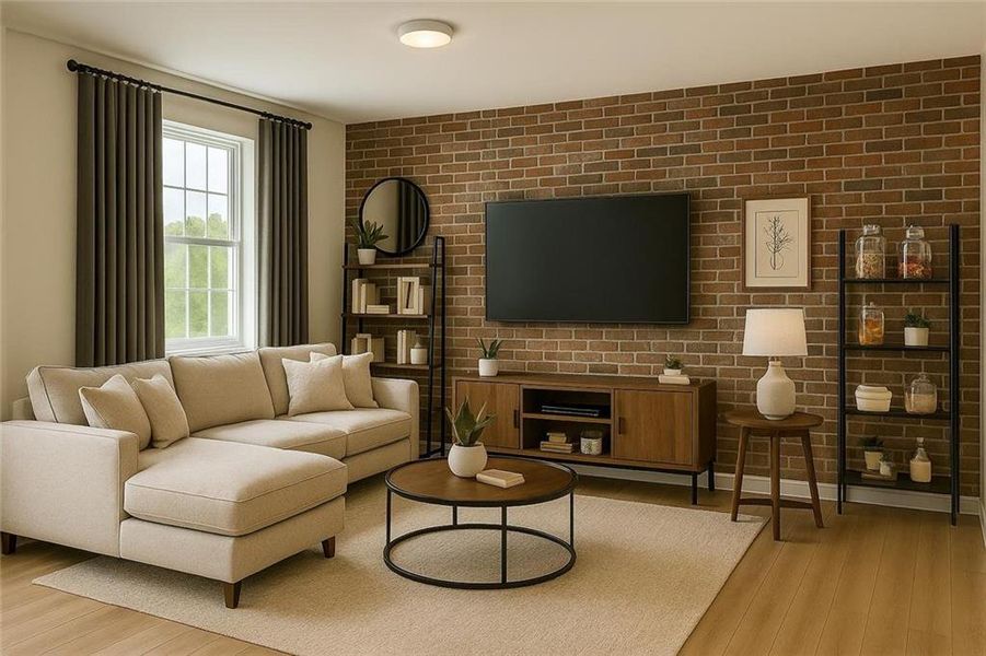 Furnished interior view inside a new home in , Commerce (Image 5).