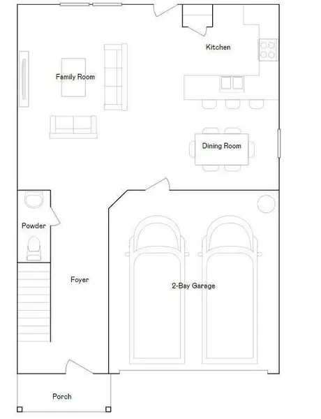 2D floor plan layout of this home in Esperanza, Richmond, TX (Image 2).