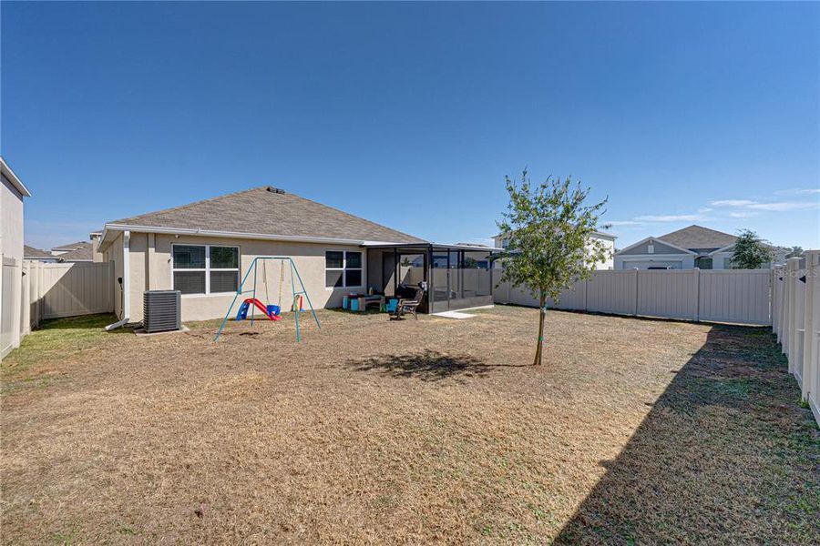 Exterior details and patio area of a home in Northwater at Two Rivers, Zephyrhills (Image 25).