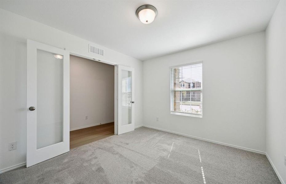 Spacious study with natural light