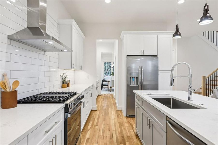 Furnished interior view inside a new home in , Atlanta (Image 8).
