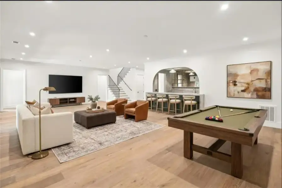 Furnished interior view inside a new home in , Atlanta (Image 12).