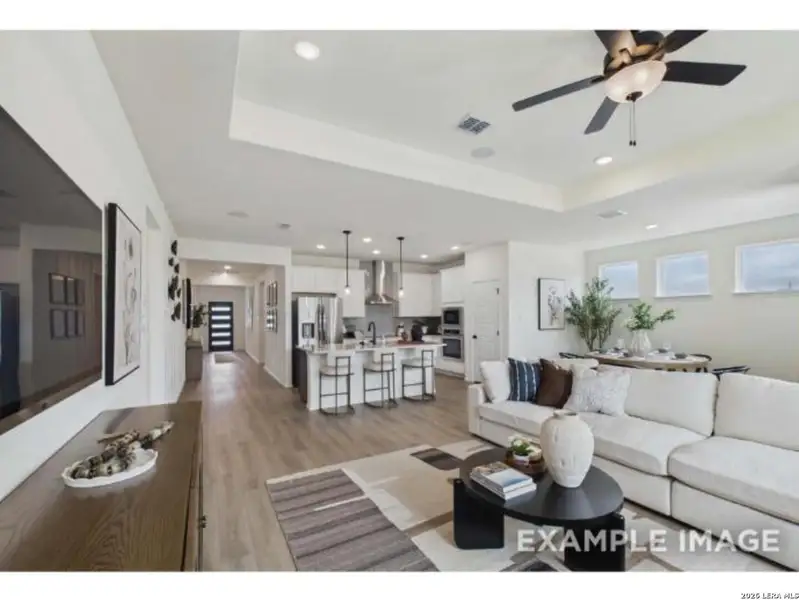 Furnished interior view inside a new home in Rayburn Valley, San Antonio (Image 6). Furnished interior view inside a new home in Rayburn Valley, San Antonio (Image 6).