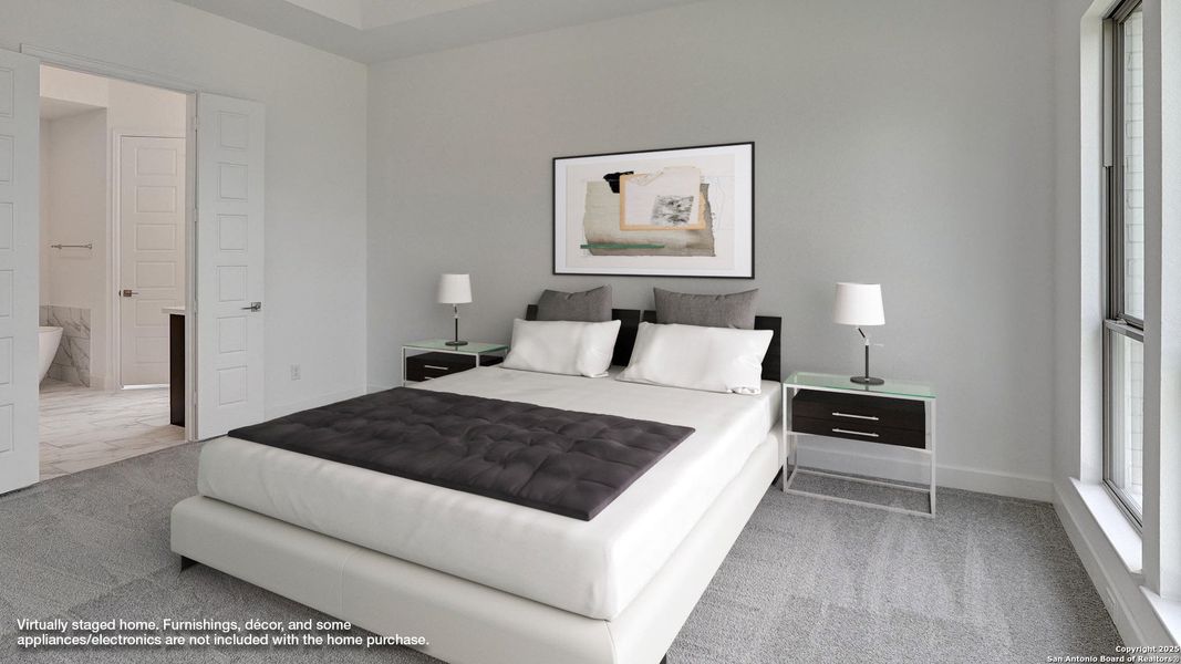 Furnished interior view inside a new home in Esperanza 60', Boerne (Image 7).