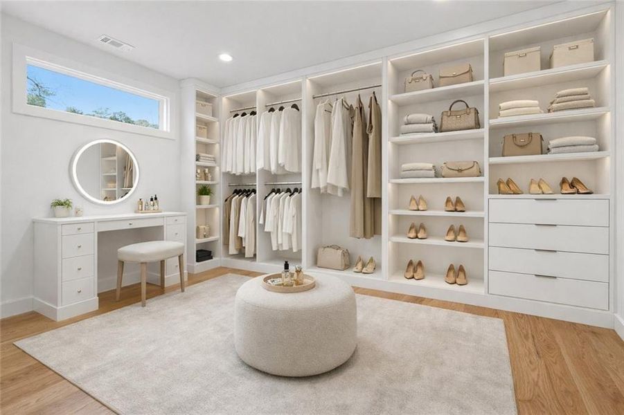 Furnished interior view inside a new home in , Atlanta (Image 13).