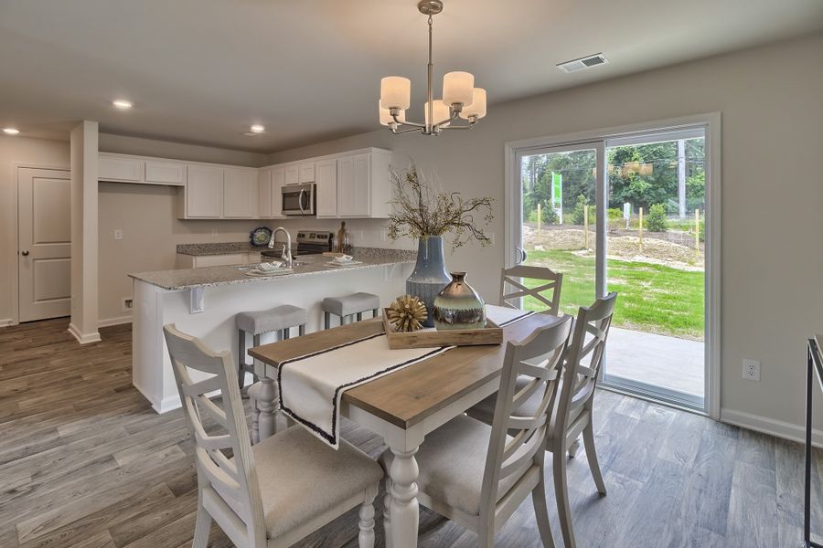 Representative furnished interior of a home built from the Poplar B by McGuinn Homes in Reserve at Mill Creek, Columbia (Image 8).