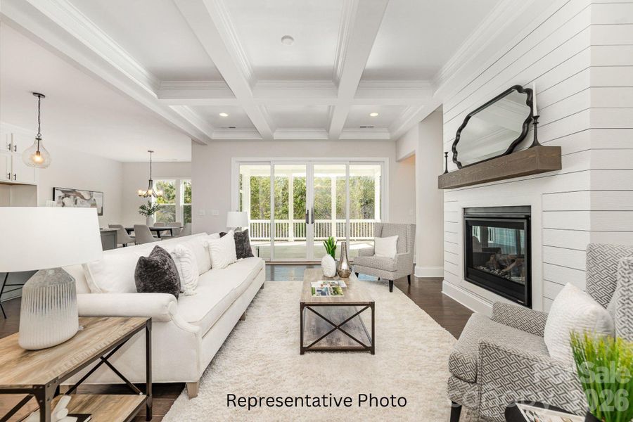 Furnished interior view inside a new home in , Denver (Image 11).
