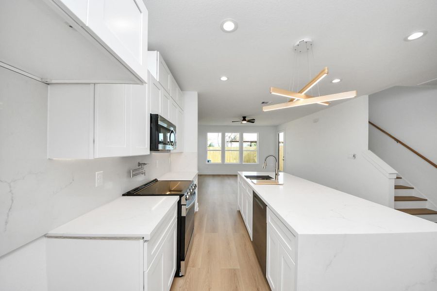 Furnished interior view inside a new home in , Houston (Image 5). Furnished interior view inside a new home in , Houston (Image 5).