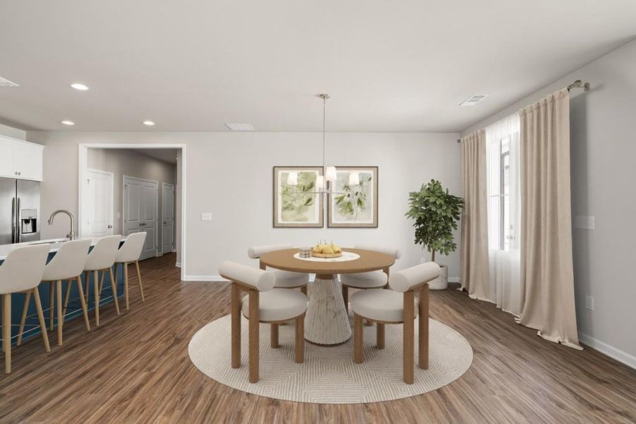 Furnished interior view inside a new home in Harmony, Auburn (Image 4). Furnished interior view inside a new home in Harmony, Auburn (Image 4).