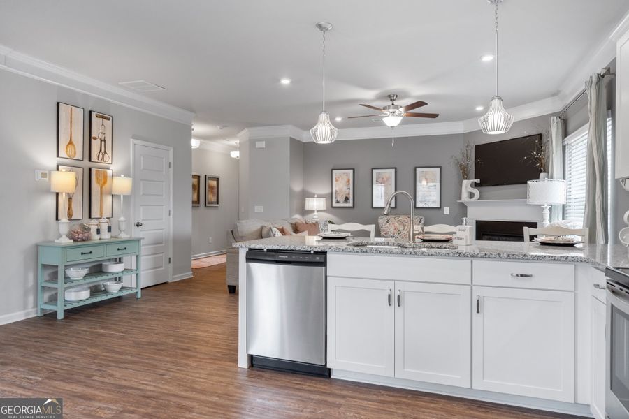 Furnished interior view inside a new home in Crescent Towns, Riverdale (Image 15).