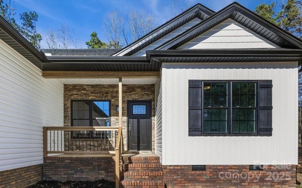 Exterior details and patio area of a home in , Rockwell (Image 1). Exterior details and patio area of a home in , Rockwell (Image 1).