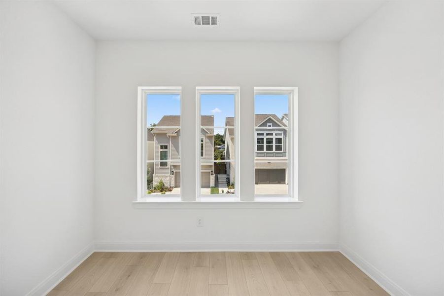 Spacious, unfurnished interior of a new home in Greenville Heights, Dallas (Image 19). Spacious, unfurnished interior of a new home in Greenville Heights, Dallas (Image 19).
