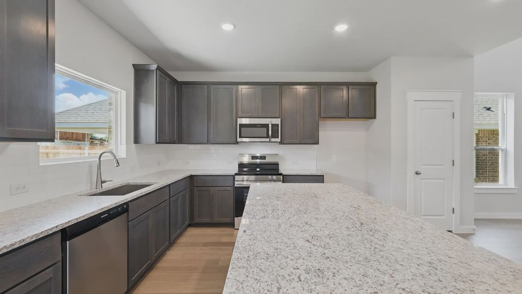 Furnished interior view inside a new home in Churchill, Anna (Image 5). Furnished interior view inside a new home in Churchill, Anna (Image 5).
