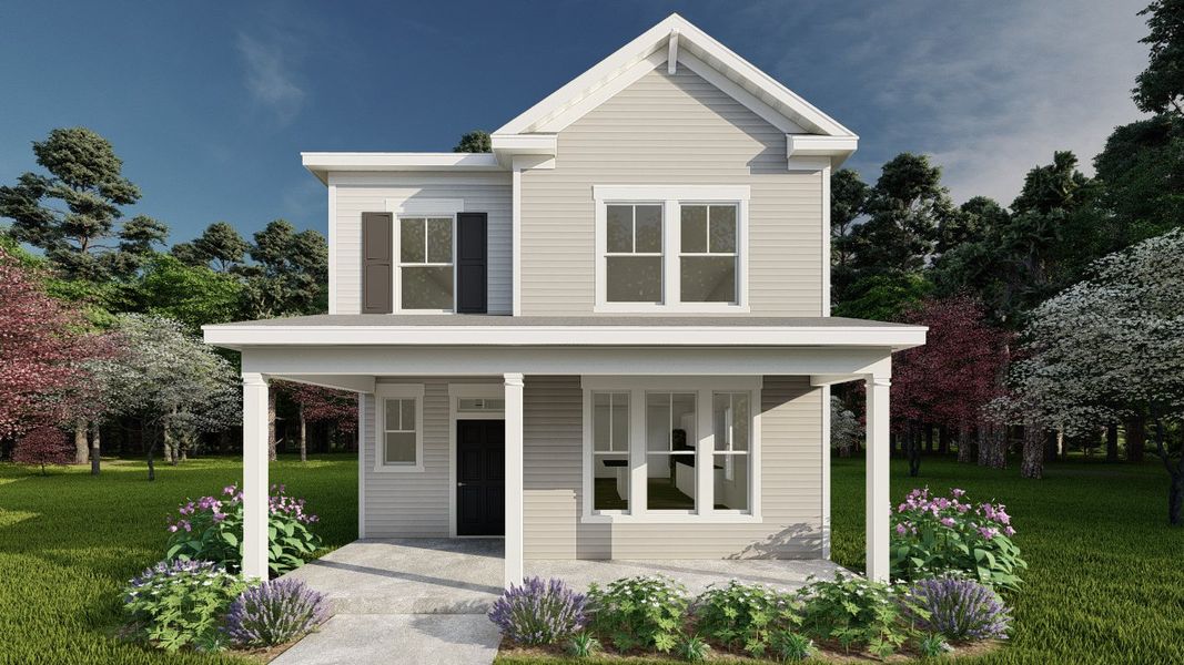 Elevation A The Wren Plan by Ivey Homes