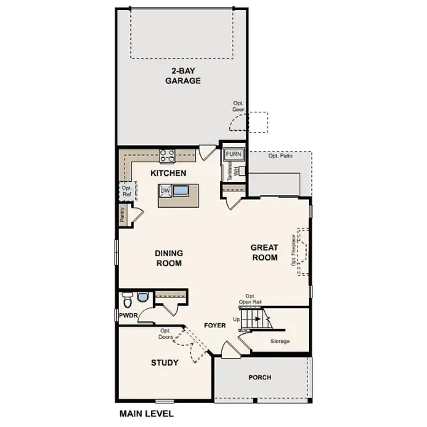2D floor plan layout for the The Stratton by Century Communities in Windler, Aurora, CO (Image 2). 2D floor plan layout for the The Stratton by Century Communities in Windler, Aurora, CO (Image 2).