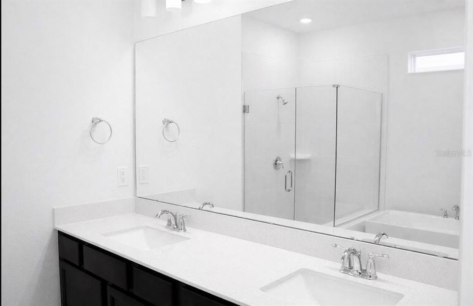 Furnished interior view inside a new home in , Clermont (Image 3).