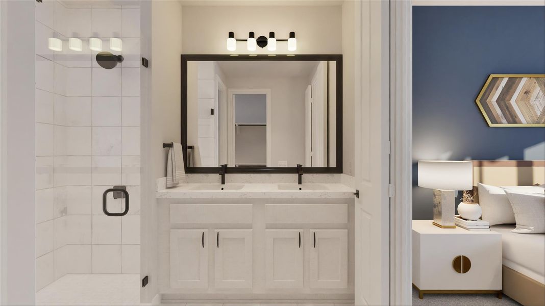 Furnished interior view inside a new home in The Porch at Du Pre, Buda (Image 5). Furnished interior view inside a new home in The Porch at Du Pre, Buda (Image 5).