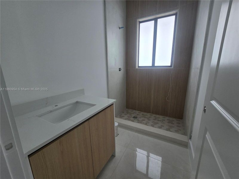 Furnished interior view inside a new home in , Miami (Image 10).