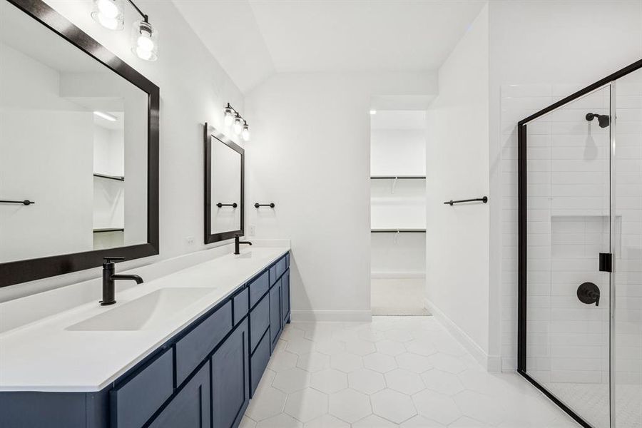 Furnished interior view inside a new home in Karis - Village Series, Crowley (Image 6). Furnished interior view inside a new home in Karis - Village Series, Crowley (Image 6).