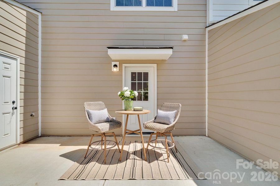 Exterior details and patio area of a home in , Concord (Image 4).