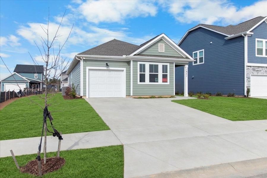 Front exterior of a new home in Tillery Park, Grovetown, GA, highlighting curb appeal (Image 24).