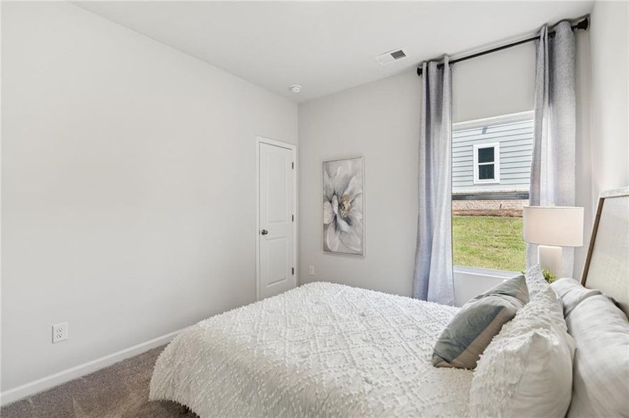Furnished interior view inside a new home in The Hills at Cedar Creek, Winder (Image 26).