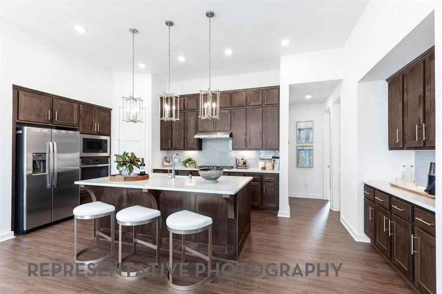 Furnished interior view inside a new home in Landmark, Denton (Image 8).