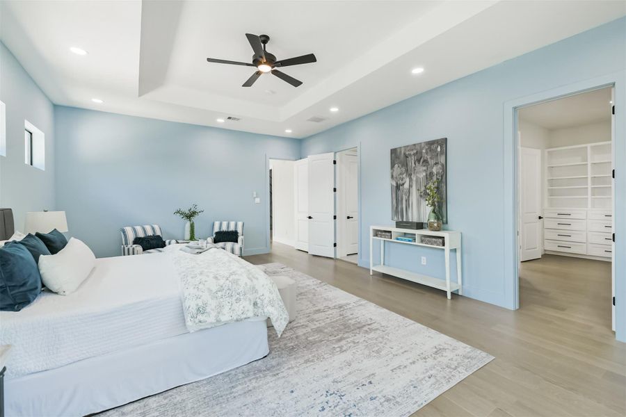 Furnished interior view inside a new home in , Houston (Image 32).