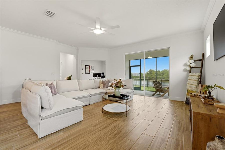Furnished interior view inside a new home in , Parrish (Image 27).