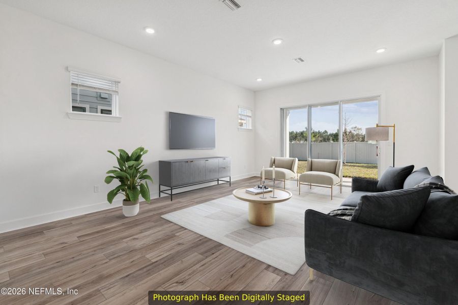 Furnished interior view inside a new home in Crosswinds 40’, Ponte Vedra (Image 7). Furnished interior view inside a new home in Crosswinds 40’, Ponte Vedra (Image 7).