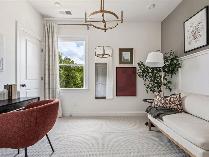 Furnished interior view inside a new home in Bellflower, Charlotte (Image 7).