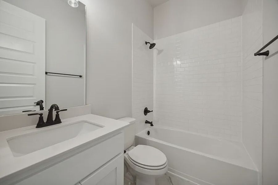 Representative furnished interior of a home built from the Peyton by Cambridge Homes in Lake Park, Rowlett (Image 15).