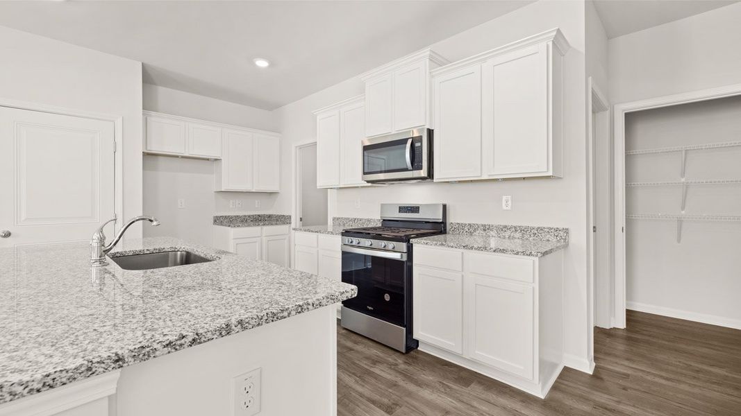 Furnished interior view inside a new home in Highland Hills, Graniteville (Image 9).