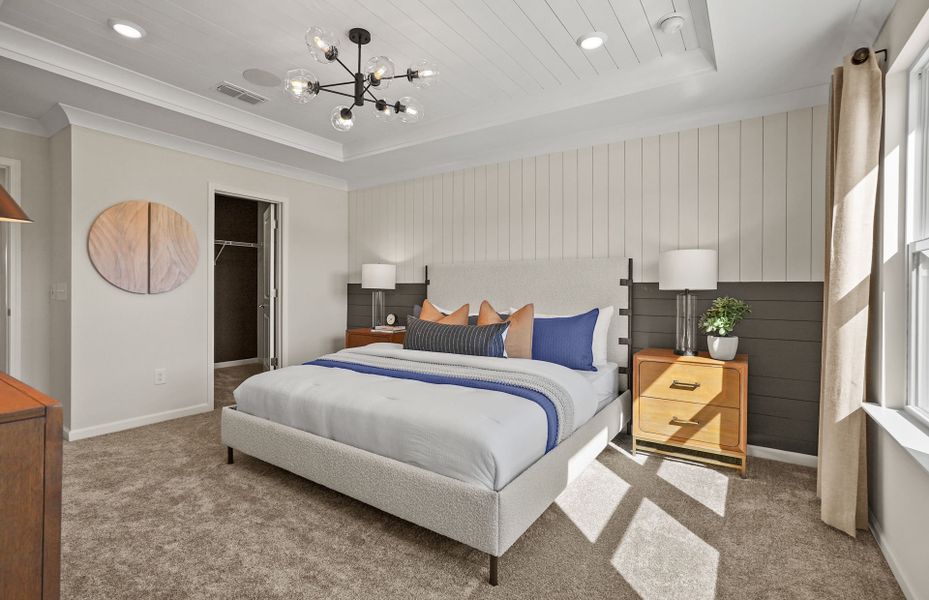 Furnished interior view inside a new home in Riverstone, Monroe (Image 28).
