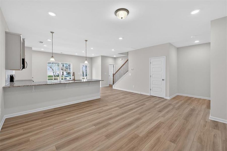 Spacious, unfurnished interior of a new home in Jameson Towns, Villa Rica (Image 12). Spacious, unfurnished interior of a new home in Jameson Towns, Villa Rica (Image 12).