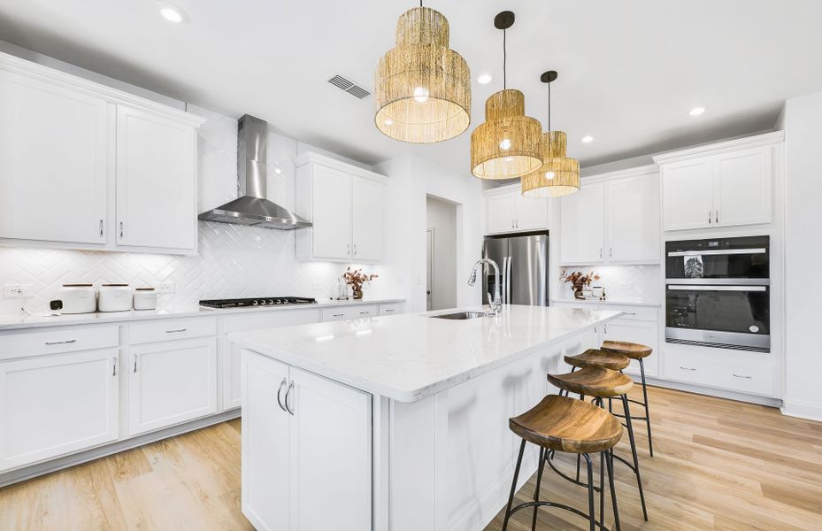 Furnished interior view inside a new home in Haverhill Estates, Dacula (Image 10).