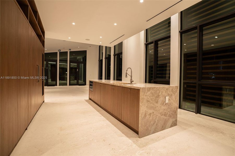Furnished interior view inside a new home in , Coral Gables (Image 10).