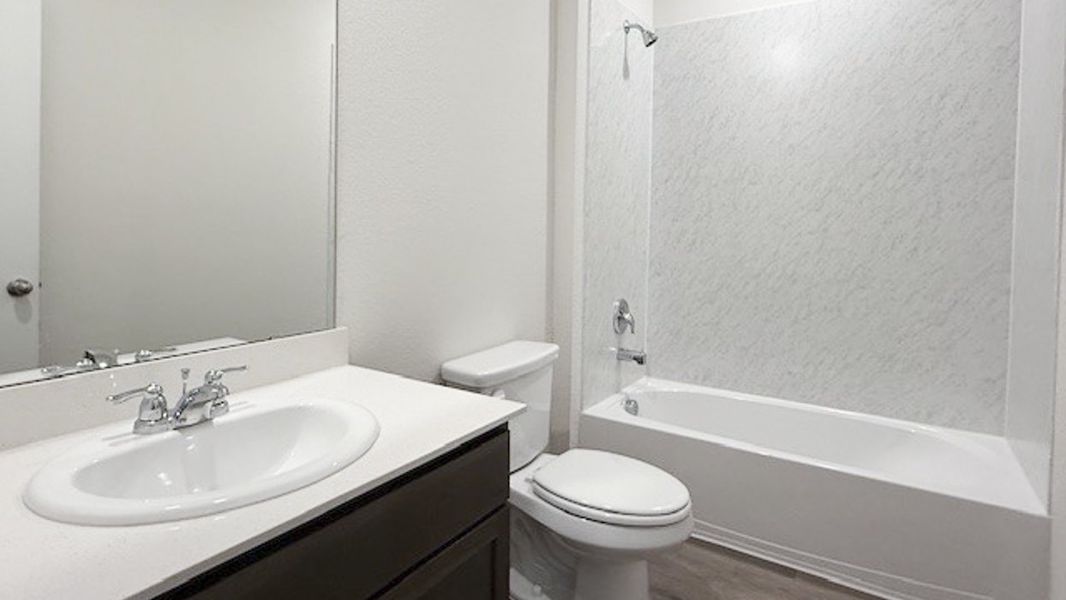 Furnished interior view inside a new home in Frontier Pointe, Princeton (Image 4).