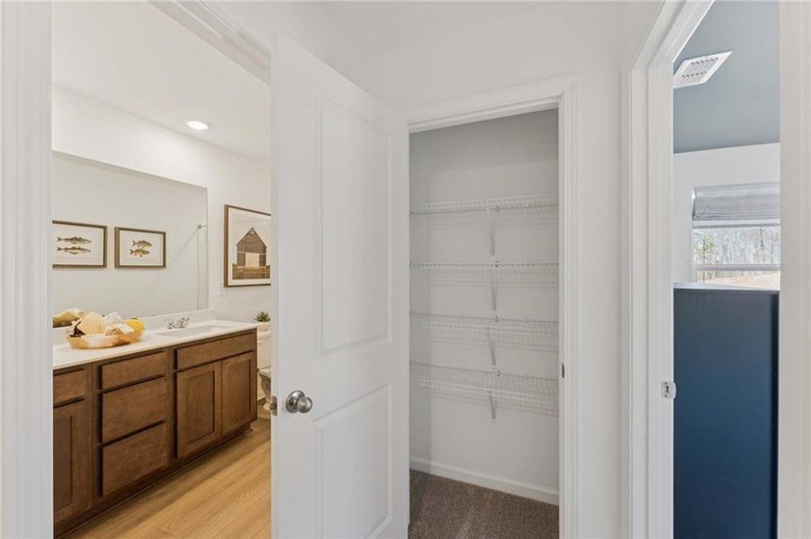 Furnished interior view inside a new home in , Dallas (Image 8).